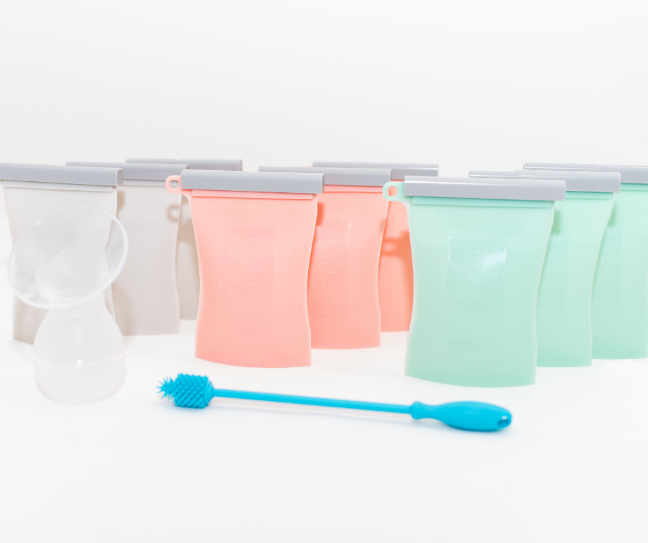 Junobie Starter Kit:  Infant/Toddler Milk & Snack Storage Bags (9 Pack)