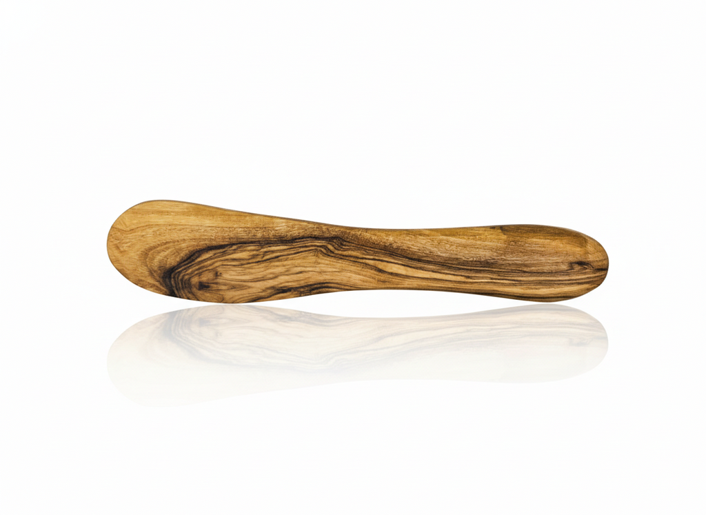 Mediterranean Olive Wood Bread & Butter Set (2-Pcs)
