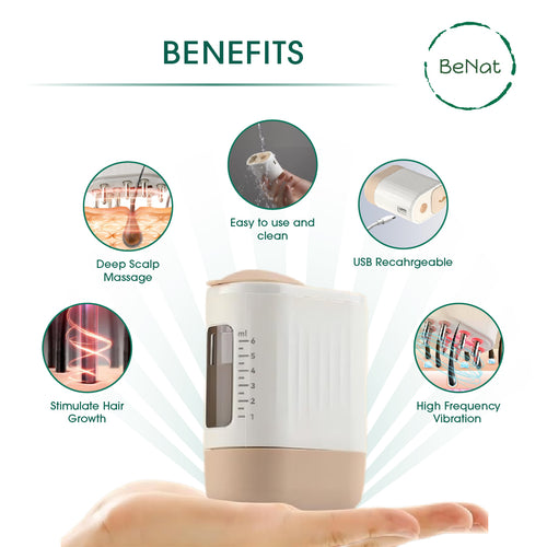 2-in-1 Electric Oil Applicator Scalp Massager