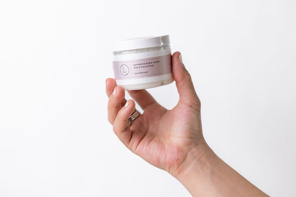 Natural Lavender Body Salt Scrub