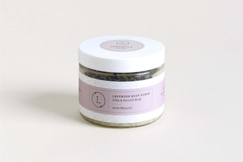 Natural Lavender Body Salt Scrub