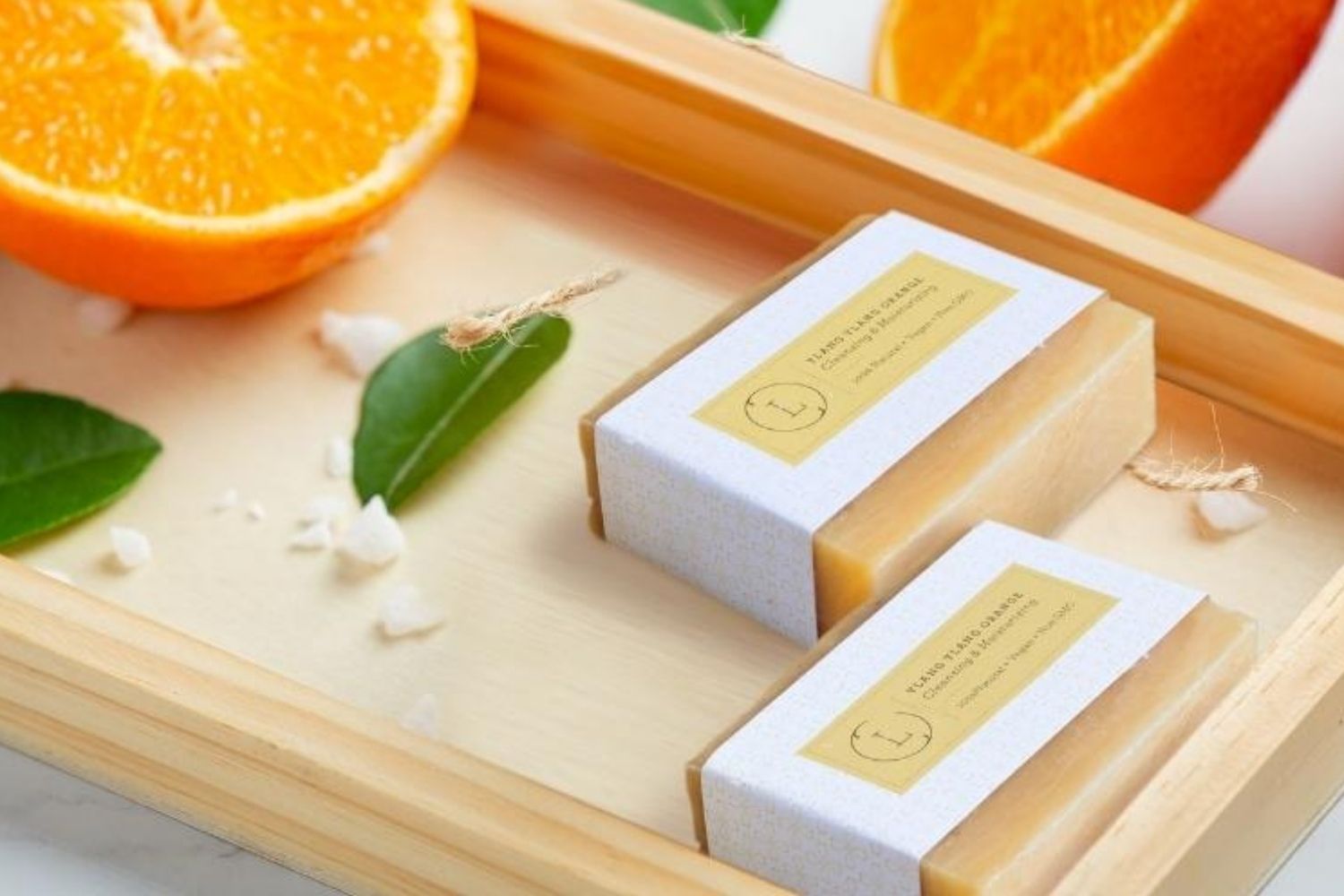 Natural Orange Ylang Ylang Handmade Bar Soap (2ct.)