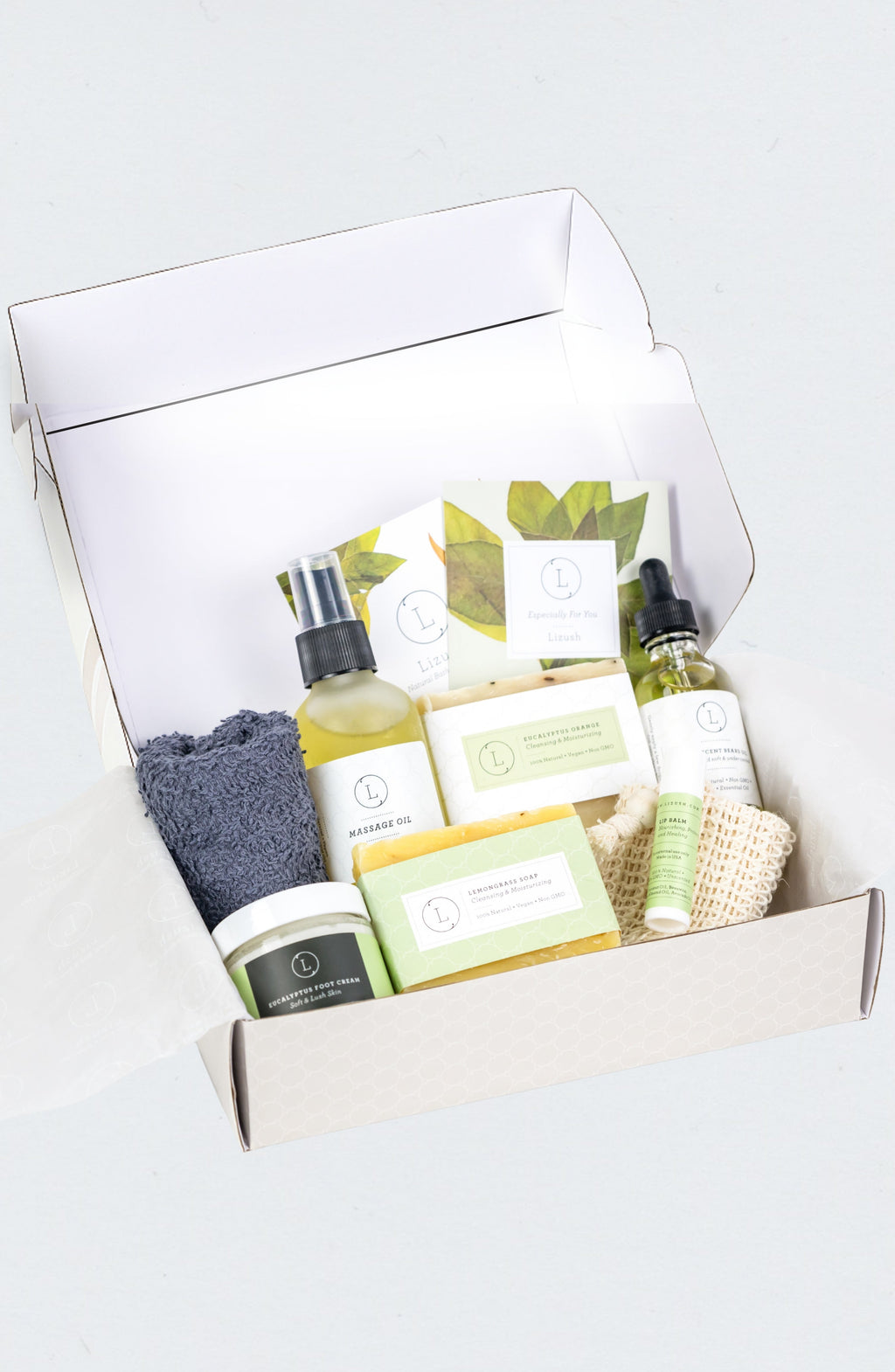 Fresh Earthy Natural Skincare Set - Eucalyptus Men Grooming Kit