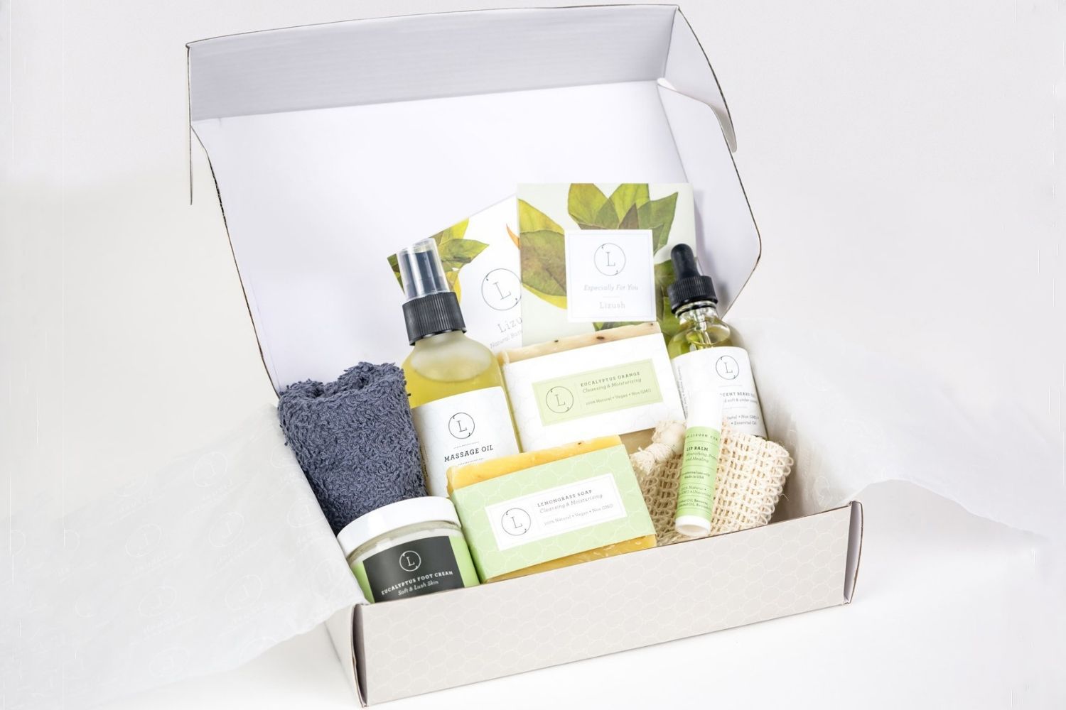 Fresh Earthy Natural Skincare Set - Eucalyptus Men Grooming Kit
