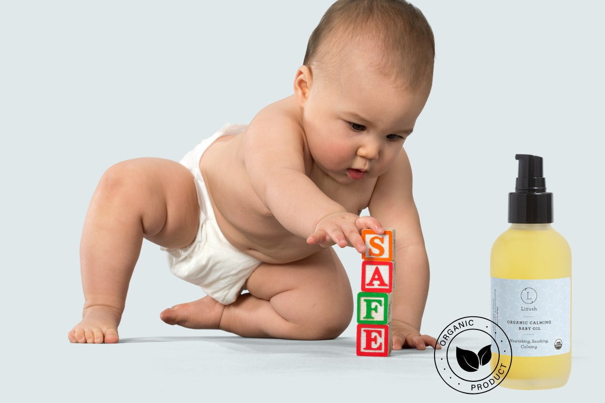 ORGANIC CALMING BABY OIL - Nourishing, Soothing & Calming
