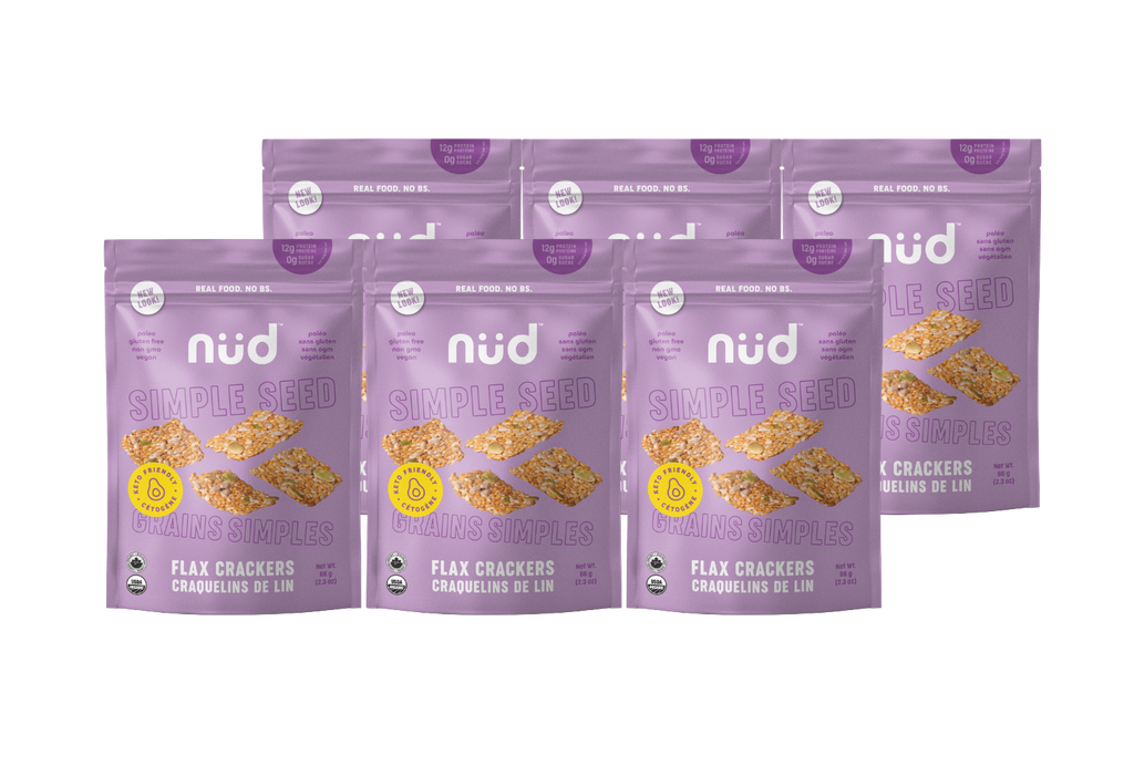 Keto Simple Seed Flax Crackers (6-Pack)