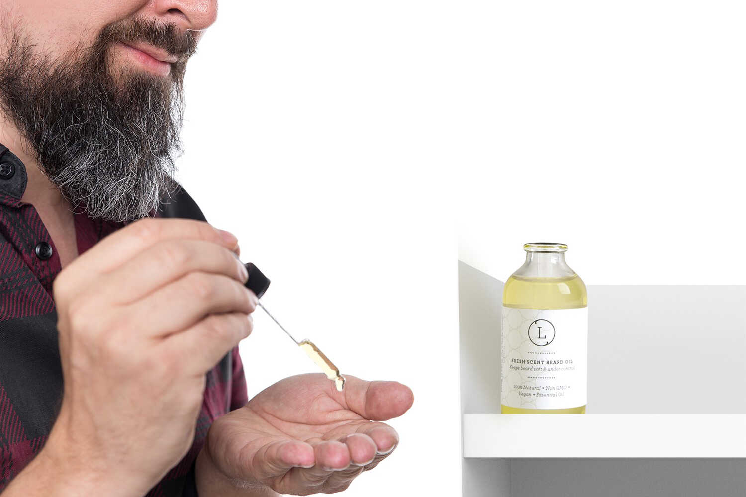 Natural Beard Oil with CBD - Beard Softener & Moisturizer (THC free)
