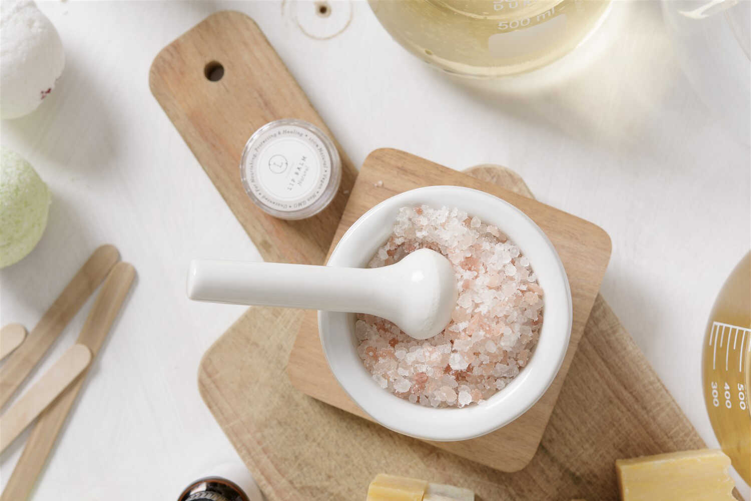 Natural Eucalyptus Bath Salts with CBD, Calming and Relaxing