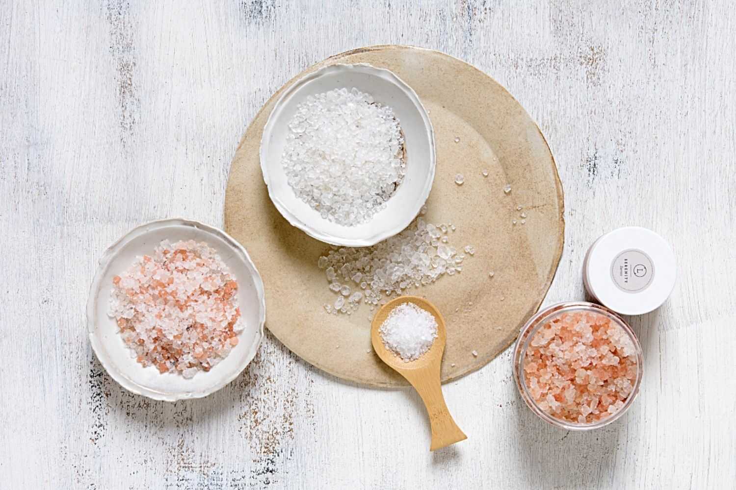 Natural Dead Sea Epsom and Himalayan Bath Salts - Grapefruit