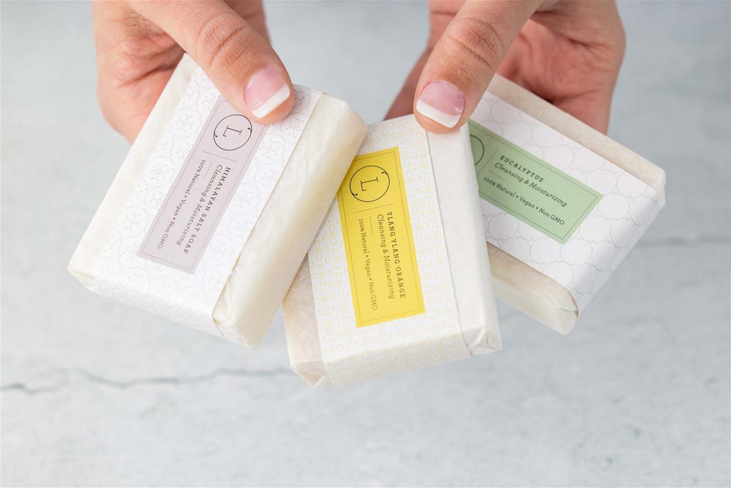 Natural Cold Press Soap Bars Gift Set Box (Set of 6)
