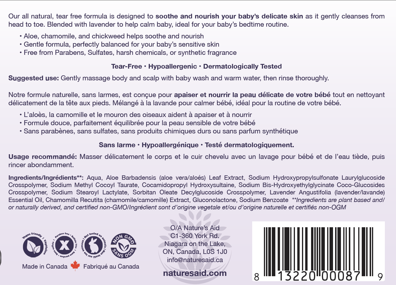 True Natural Baby Shampoo and Wash