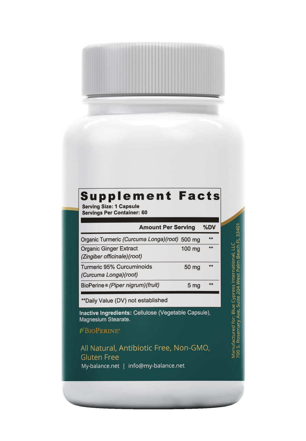 Turmeric Ginger BioPerine