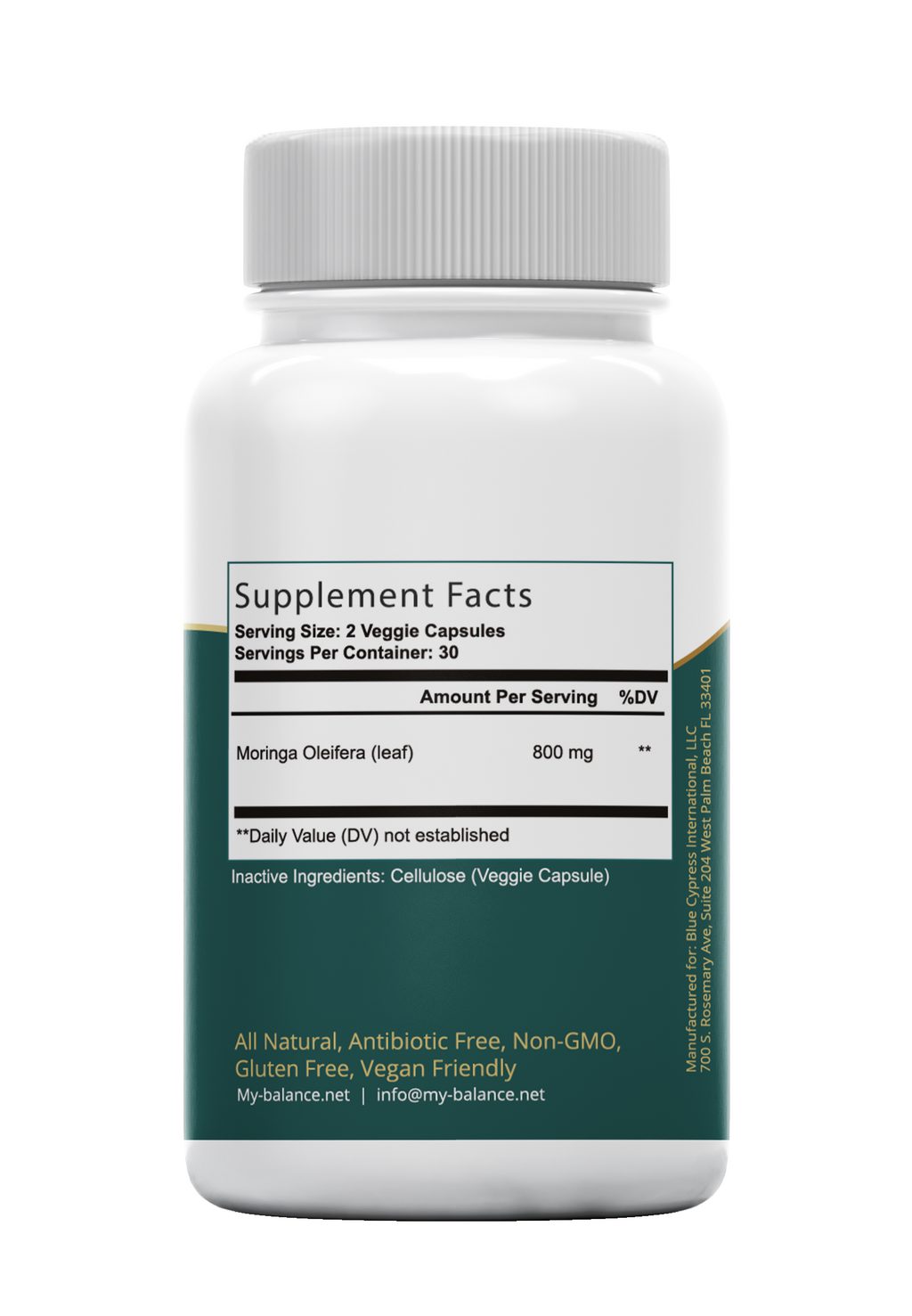 Organic Moringa Oleifera