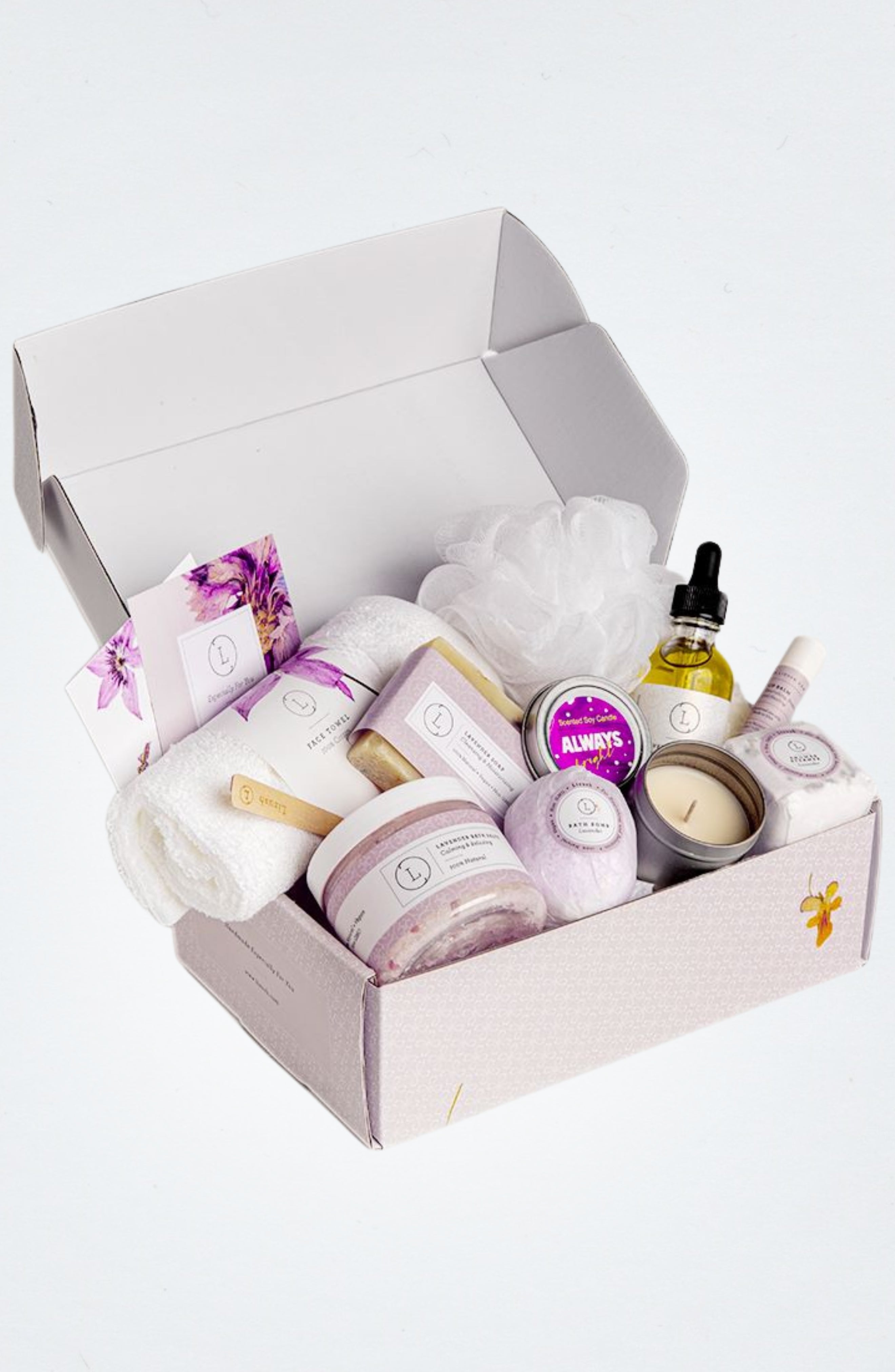 All-Natural Bath Bomb and Shower Steamer Gift Box