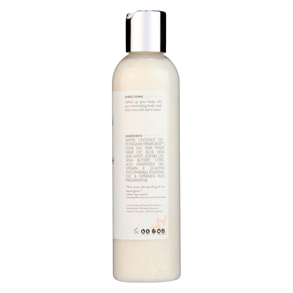 Organic Moisturizing Body Wash for Soft Hydrated Skin