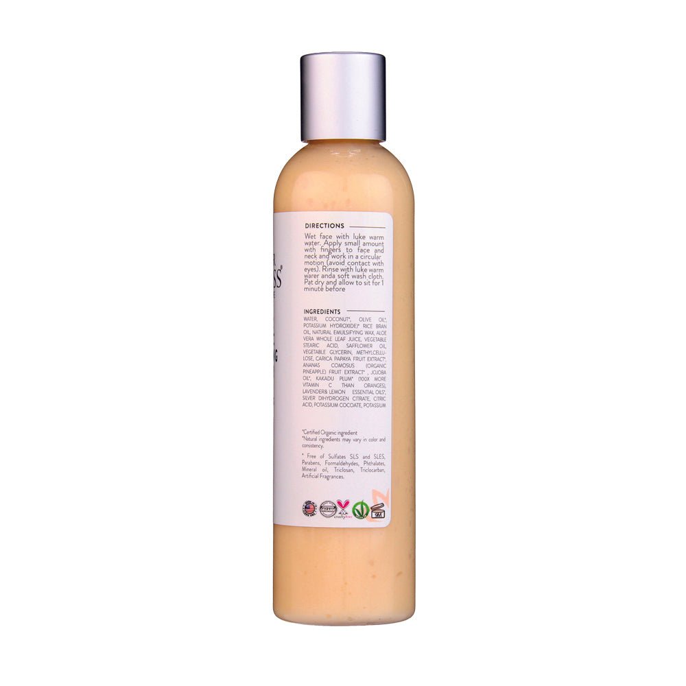 Organic Vitamin C Brightening Cleanser Face Wash