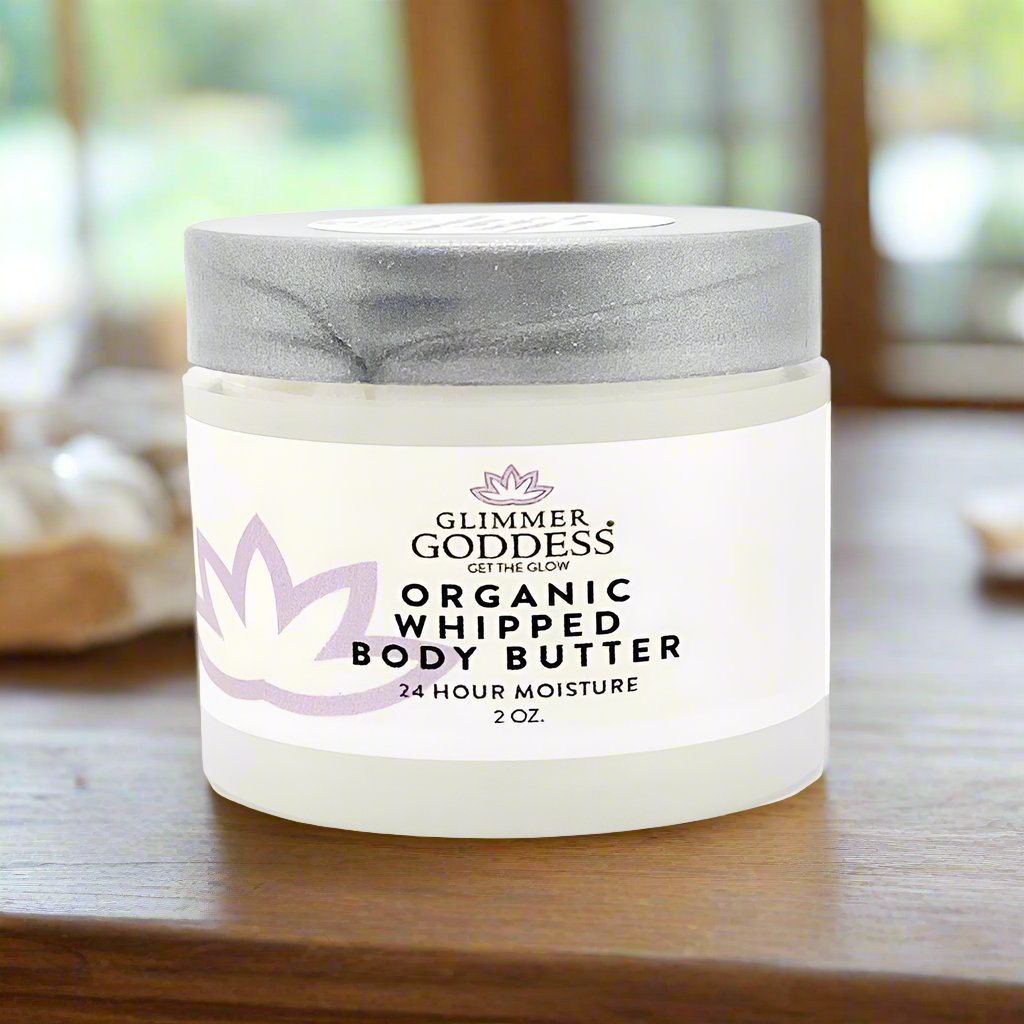 Organic Whipped Body Butter – Mini Travel Size for Dry Skin & Eczema