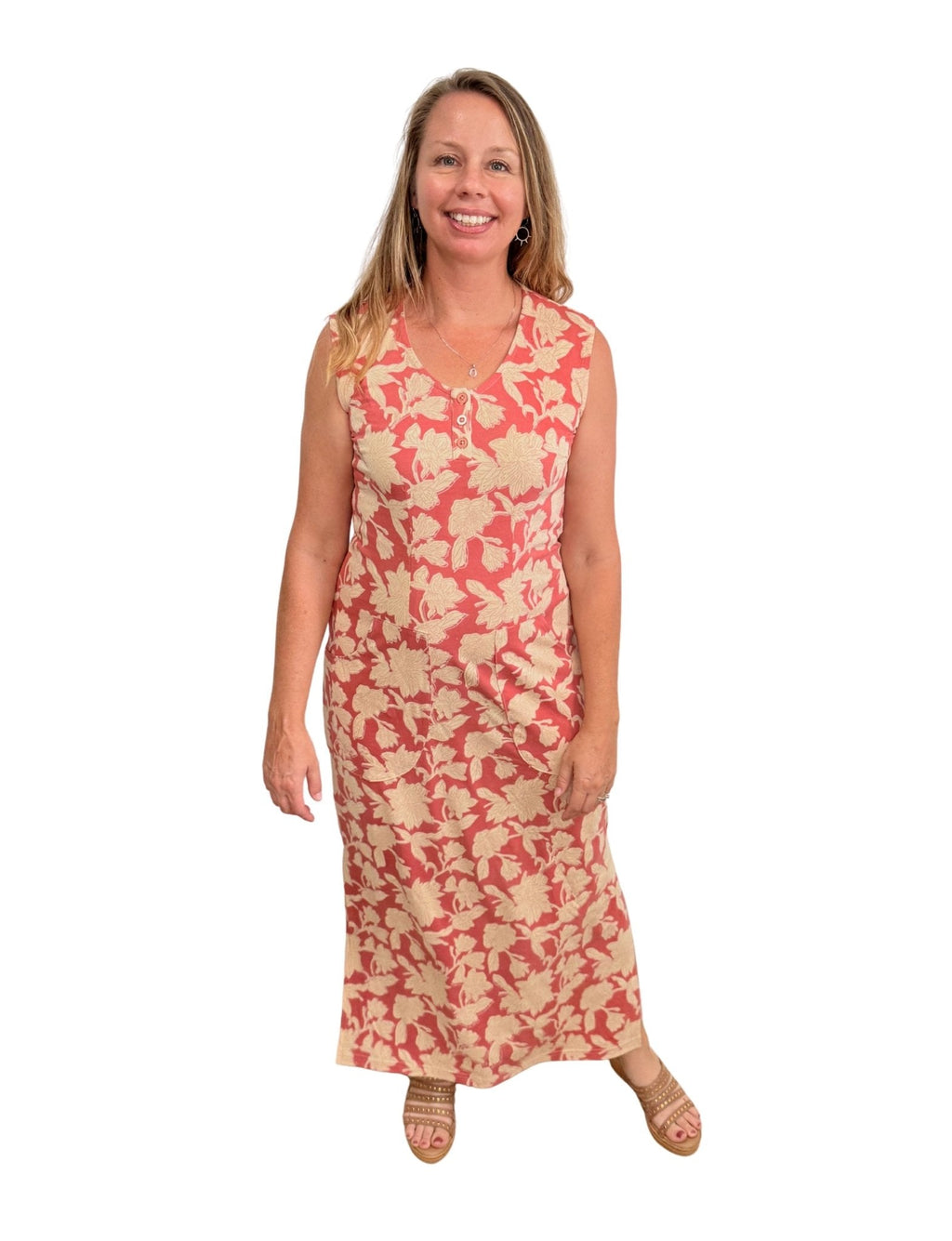 Pink Magnolia Maxi Dress