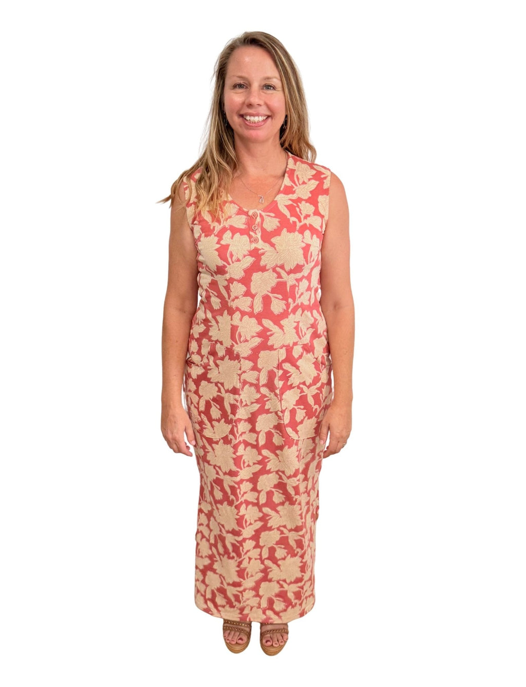 Pink Magnolia Maxi Dress