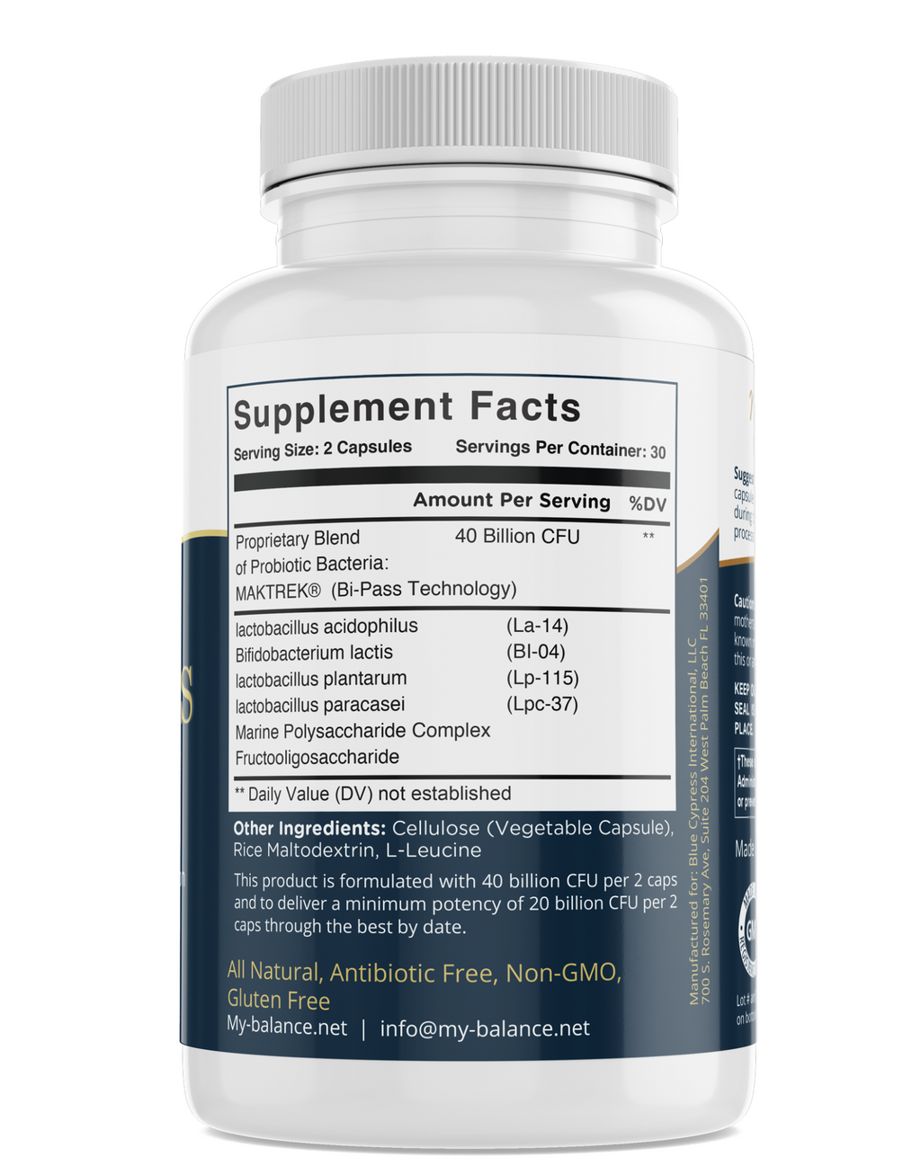 Probiotics (40 Billion CFU)