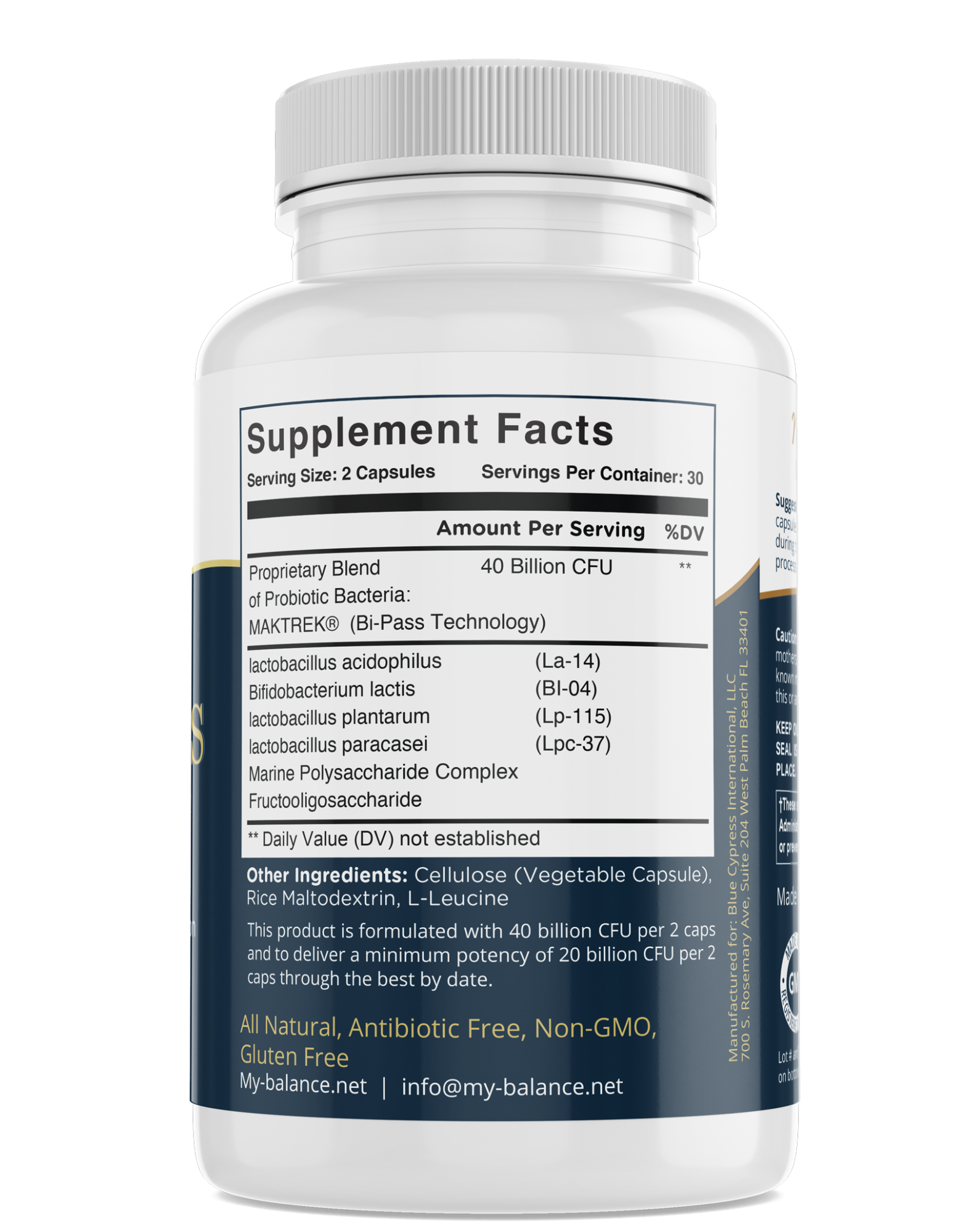 Probiotics (40 Billion CFU)
