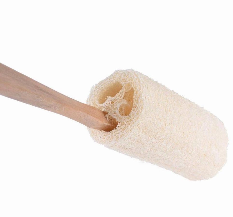Natural Long Handle Loofah Bath Brush