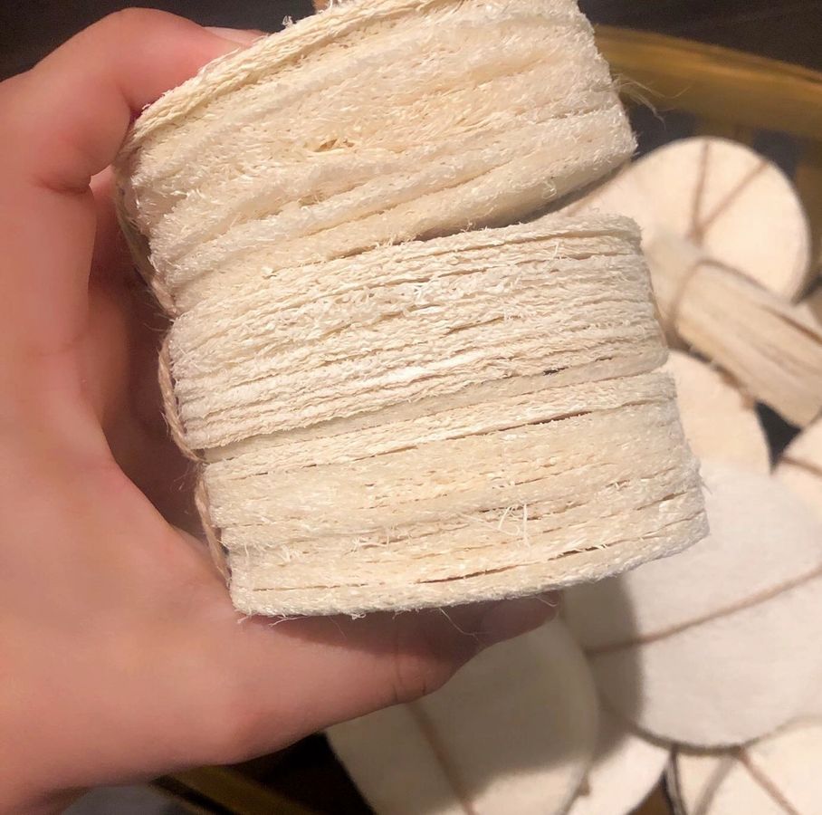 Natural Loofah Pads (5-pcs)