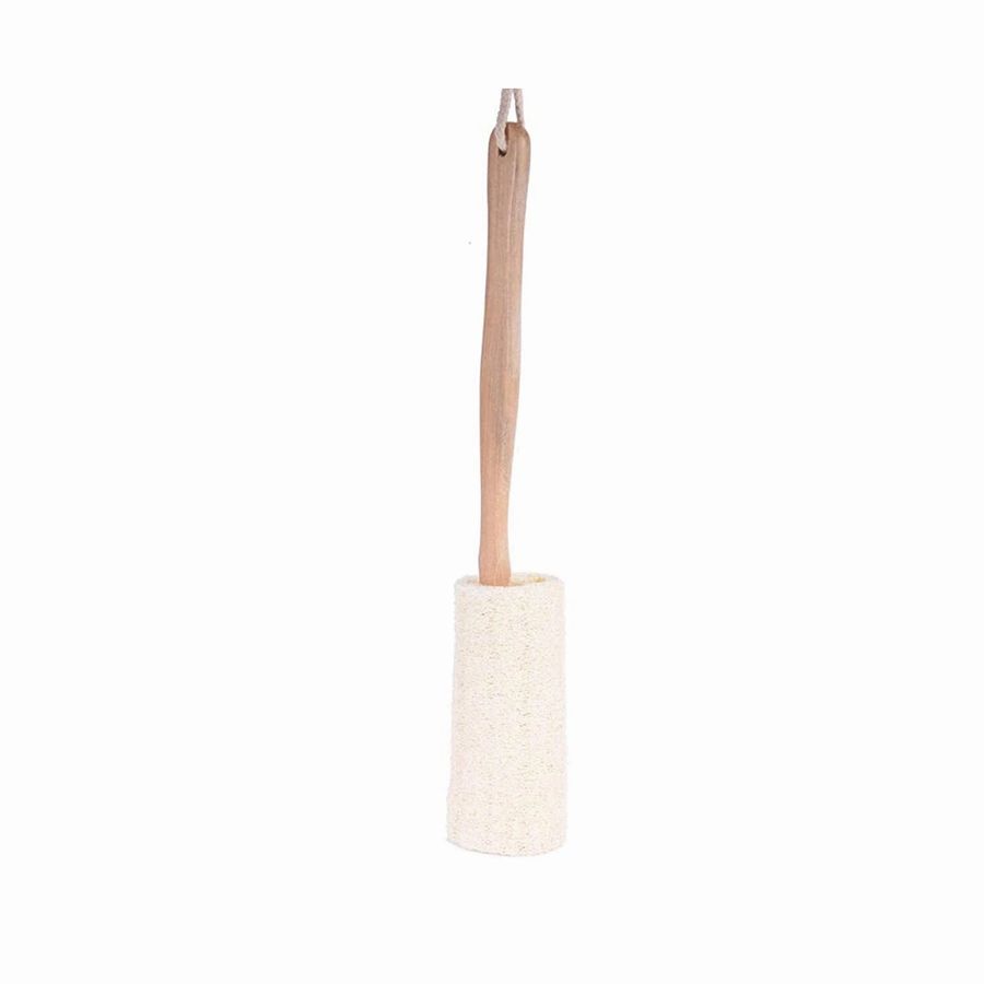 Natural Long Handle Loofah Bath Brush