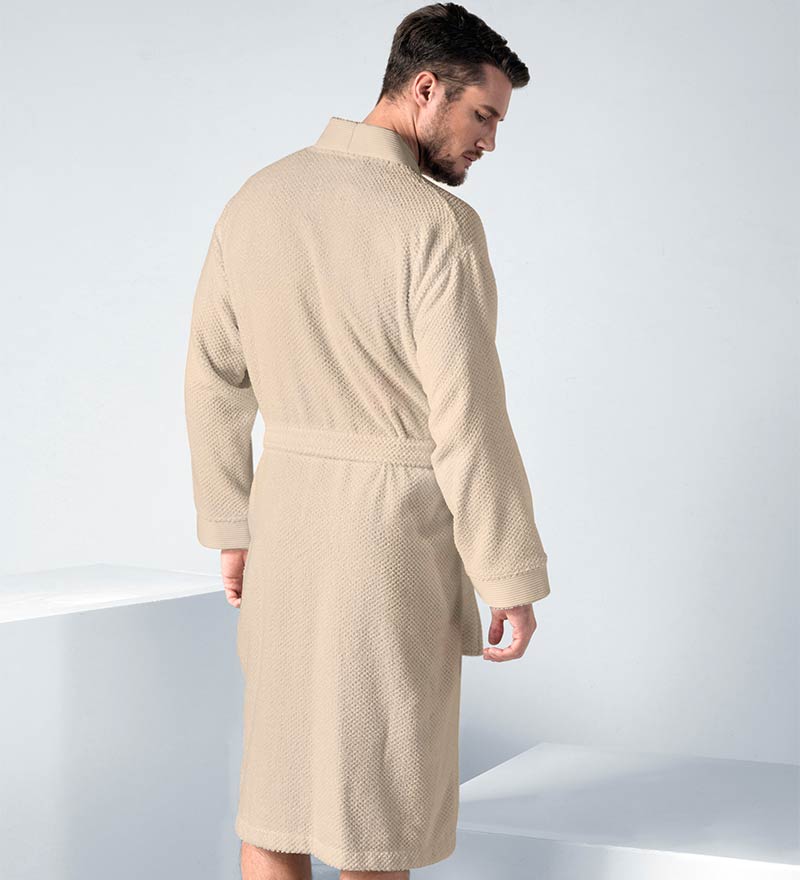 Men's Terry Cloth Kimono Robe
