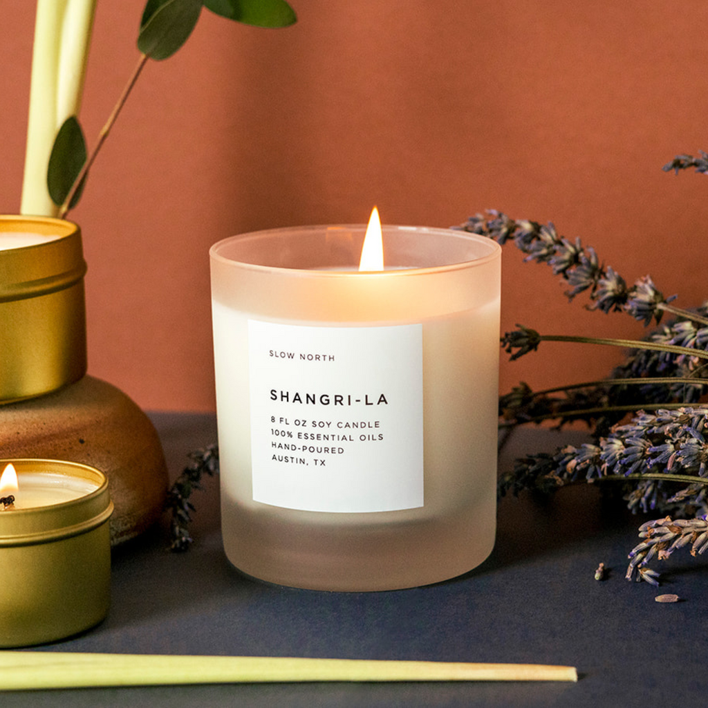 Shangri-La Signature Candle (Eucalyptus, Lavender & Lemongrass)