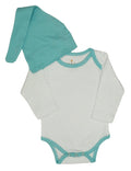 Snap Long Sleeve Body Suit & Hat (Available in 4 Colors)