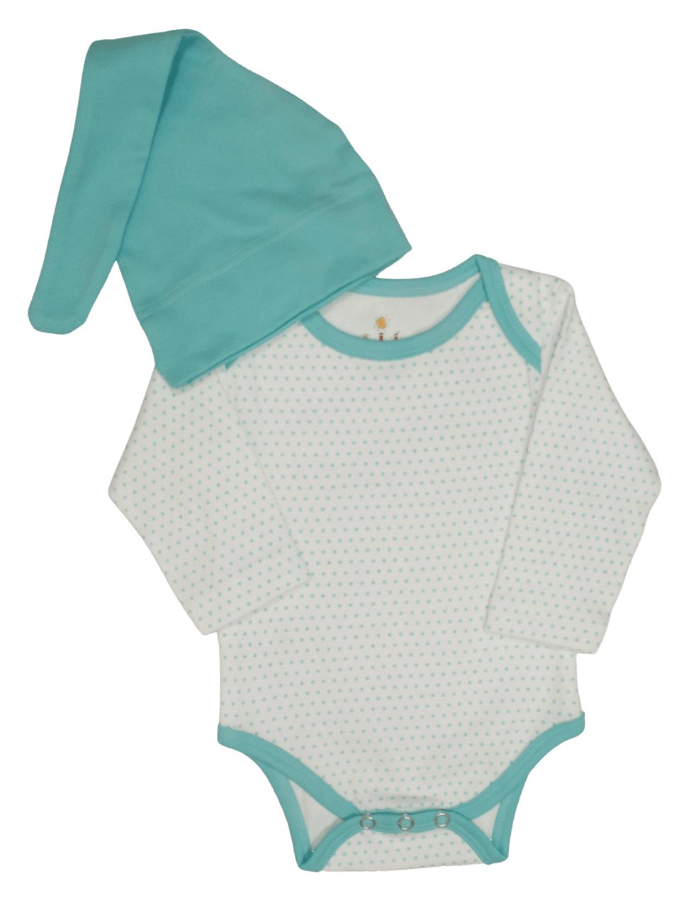 Snap Long Sleeve Body Suit & Hat (Available in 4 Colors)