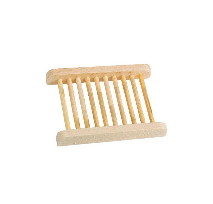 Bamboo Soap Dish (4-Pack)
