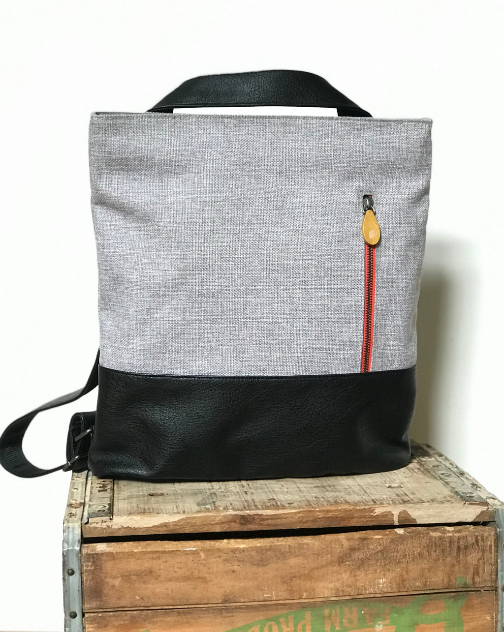 3-in-1 tote + backpack + crossbody - The ROCKAWAY
