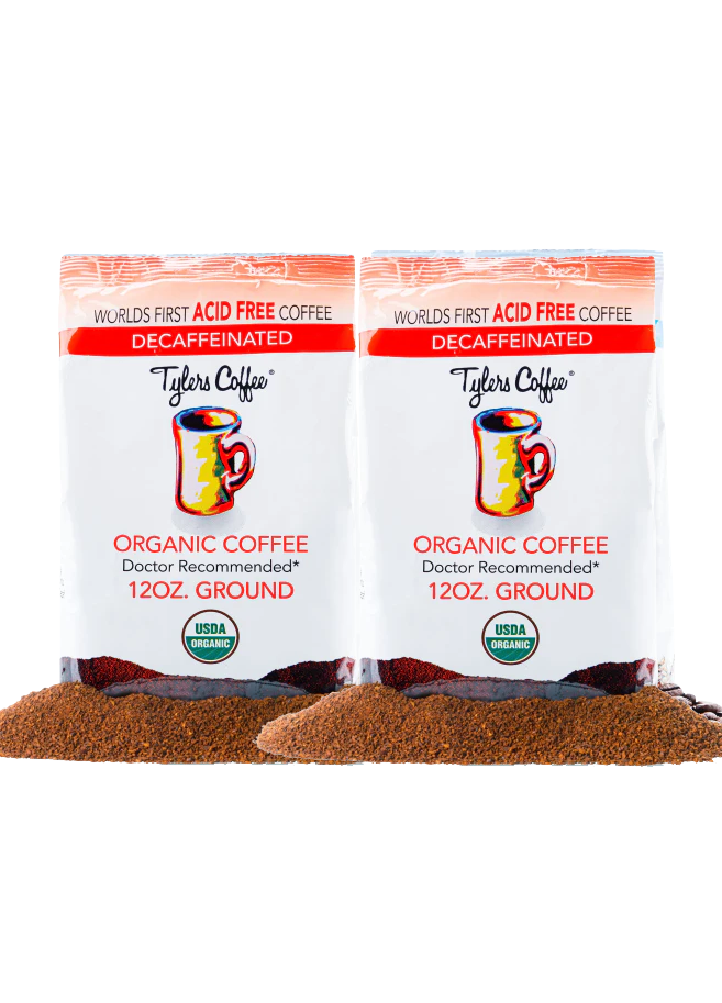 Tylers Ground Acid-Free Coffee - Decaffeinated
