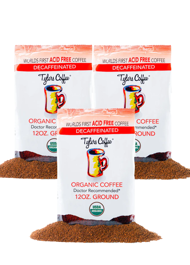 Tylers Ground Acid-Free Coffee - Decaffeinated