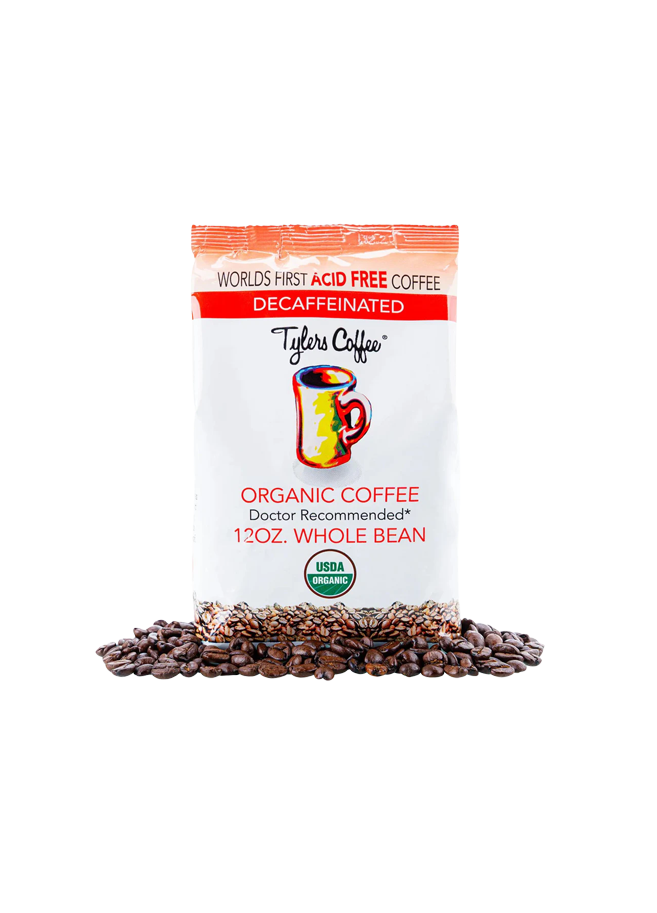 Acid-Free Whole Beans Coffee - Decaffeinated