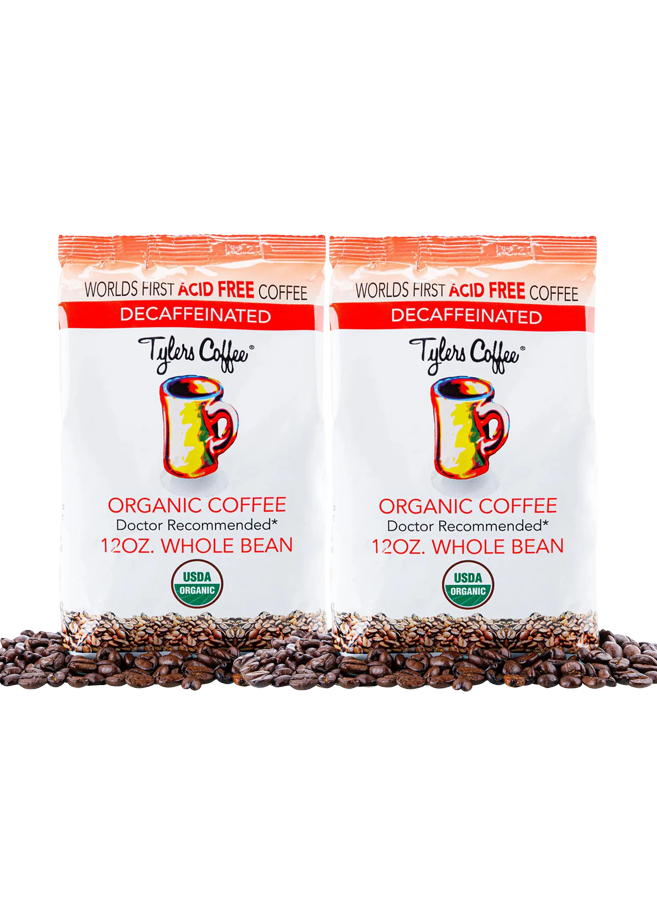 Acid-Free Whole Beans Coffee - Decaffeinated