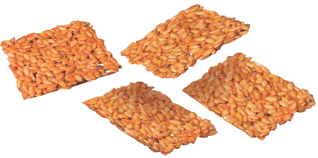 KETO Carrot Flax Crackers (6-Pack)
