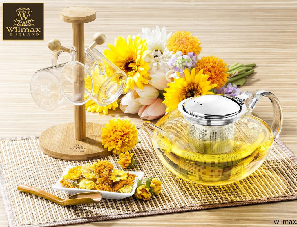 Thermo Glass Teapot | High Temperature & Shock Resistant (52 fl.oz./1550ml)