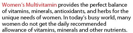 Pure Multi-Vitamins for Women
