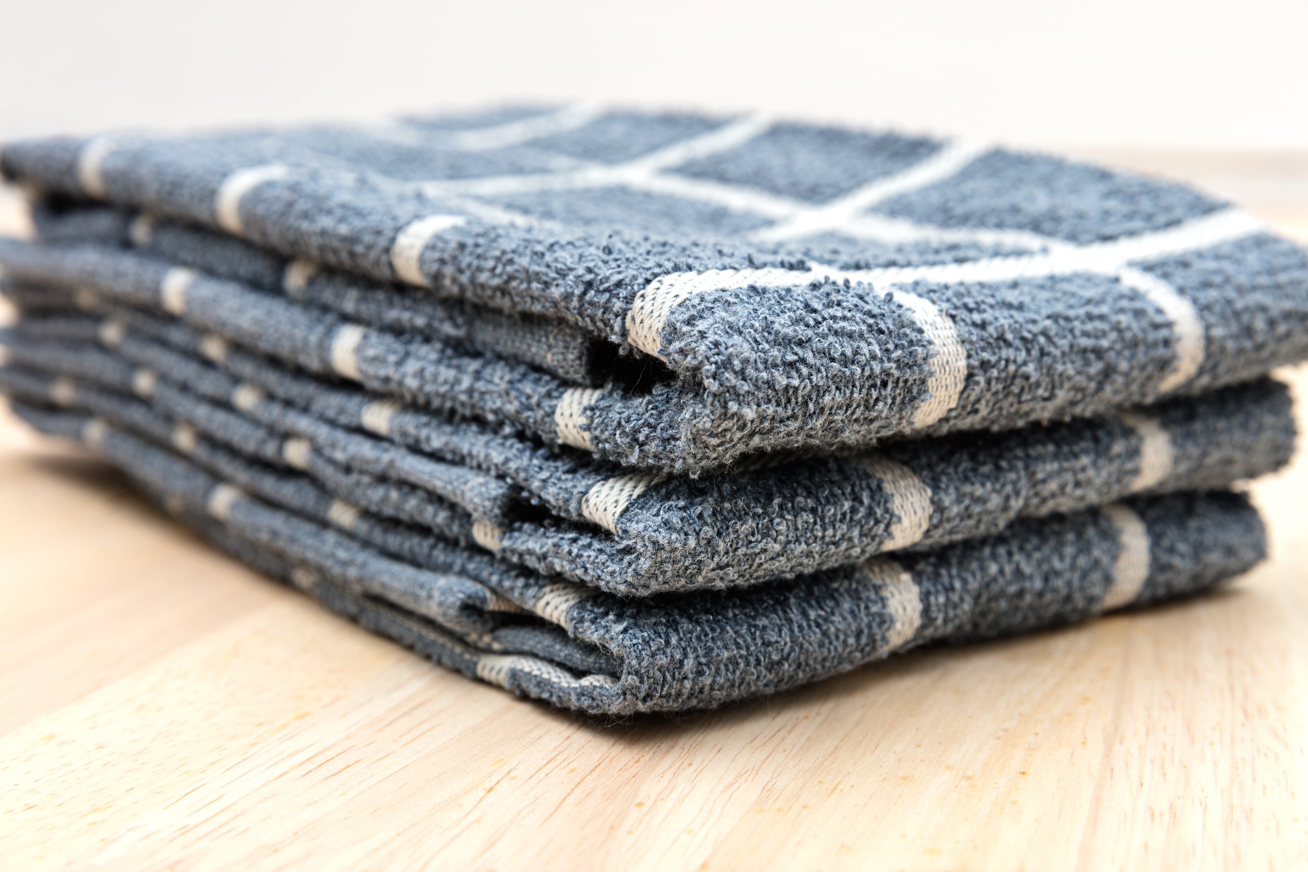 Blue Kitchen Towels / Terry Cloth (Set of 4)