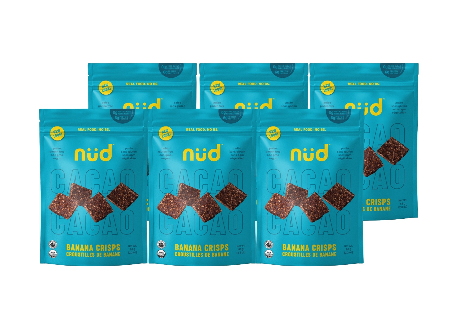 Cacao Banana Crisps (6-Pack)