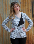 White Ikat Jacket