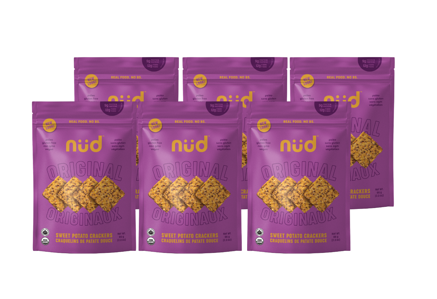 Original Sweet Potato Crackers (6-Pack)