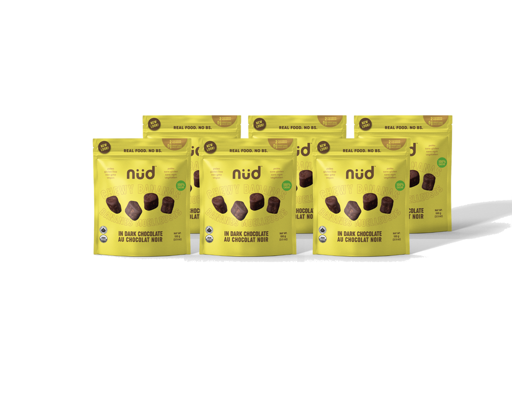 Chocolate Covered Chewy Bananas (4-pack)